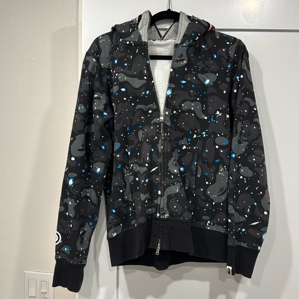 Bathing ape space zip up